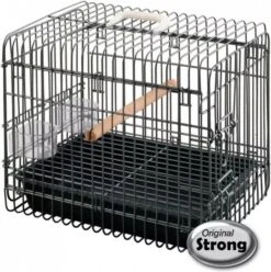 Strong Reiskooi Voor Vogels Light 33x45x39 Cm Zwart 99036 -Dierenwinkel strong reiskooi voor vogels light 33x45x39 cm zwart 99036 148915