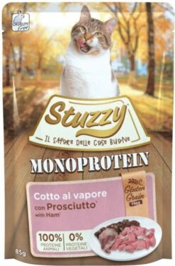 Dierenwinkel -Dierenwinkel stuzzy kattenvoer monoprotein ham 85 gr 134689