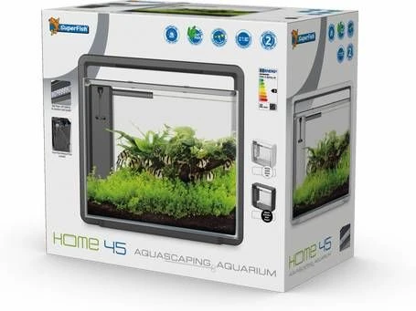 SuperFish Home 45 Aquarium 46.5x25x42.5 Cm Aquaria Wit 3 SuperFish Home 45 Aquarium 46.5x25x42.5 Cm Aquaria Wit