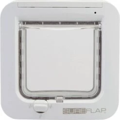 SureFlap Dierenluik Microchip S Kattenluik 20x20x7 Cm Wit -Dierenwinkel sureflap microchip kattenluik wit 120037