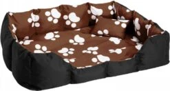 Dierenwinkel -Dierenwinkel tectake hondenbed hondenmand xxl bruin zwart 400743 1189318