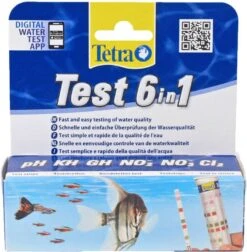 Tetra Test 6 In 1 Teststrips Watertest Dubbelpak 2 X 25 Teststrips -Dierenwinkel tetra teststrook 6in1 doos a 25 17145