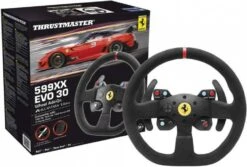 Thrustmaster F599XX EVO 30 Wheel Add-On Alcantara Edition (PS4/PS3/Xbox One/Xbox 360/PC) -Dierenwinkel thrustmaster 599 xx 30 evo alcantara racing wheel add on 2998