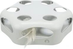 TRIXIE Ø, 22 Cm Kattenspeeltje Turning Feather -Dierenwinkel trixie draaiveer grijs 1226514