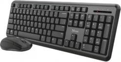 Trust Ody Wireless Keyboard And Mouse Set Toetsenbord Zwart -Dierenwinkel trust ody draadloos toetsenbord qwerty en muis 1020236