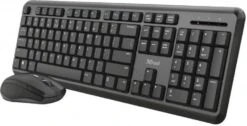 Trust Ody Wireless Keyboard And Mouse Set Toetsenbord Zwart -Dierenwinkel trust ody wireless keyboard and mouse set toetsenbord zwart 51015