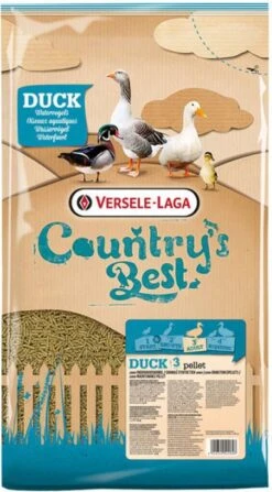 Versele Laga Country`s Best Duck 3 Pellet 2mm Watervogel Pluimveevoer 20 Kg Van 13 Weken -Dierenwinkel versele laga versele laga countrys best duck 3 pellet 20 kg 44971