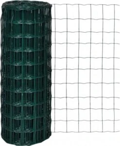 VidaXL Euro Gaas 10 X 1, 0 M/maaswijdte 100 X 100 Mm -Dierenwinkel vidaxl euro hek 10x1 0 m staal groen 136327