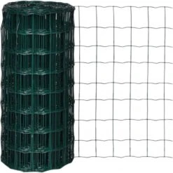 VidaXL Euro Gaas 25 X 0, 8 M/maaswijdte 100 X 100 Mm -Dierenwinkel vidaxl euro hek 25x0 8 m staal groen 136330