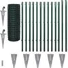 VidaXL Euro Hek 25x1, 2 M Staal Groen