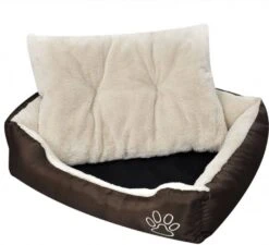 VidaXL Hondenbed Met Gewatteerd Kussen -Dierenwinkel vidaxl hondenmand met gevoerd kussen 139971