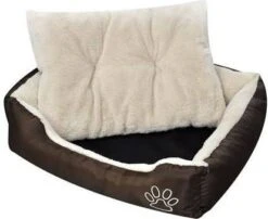 VidaXL Hondenbed Met Gewatteerd Kussen
